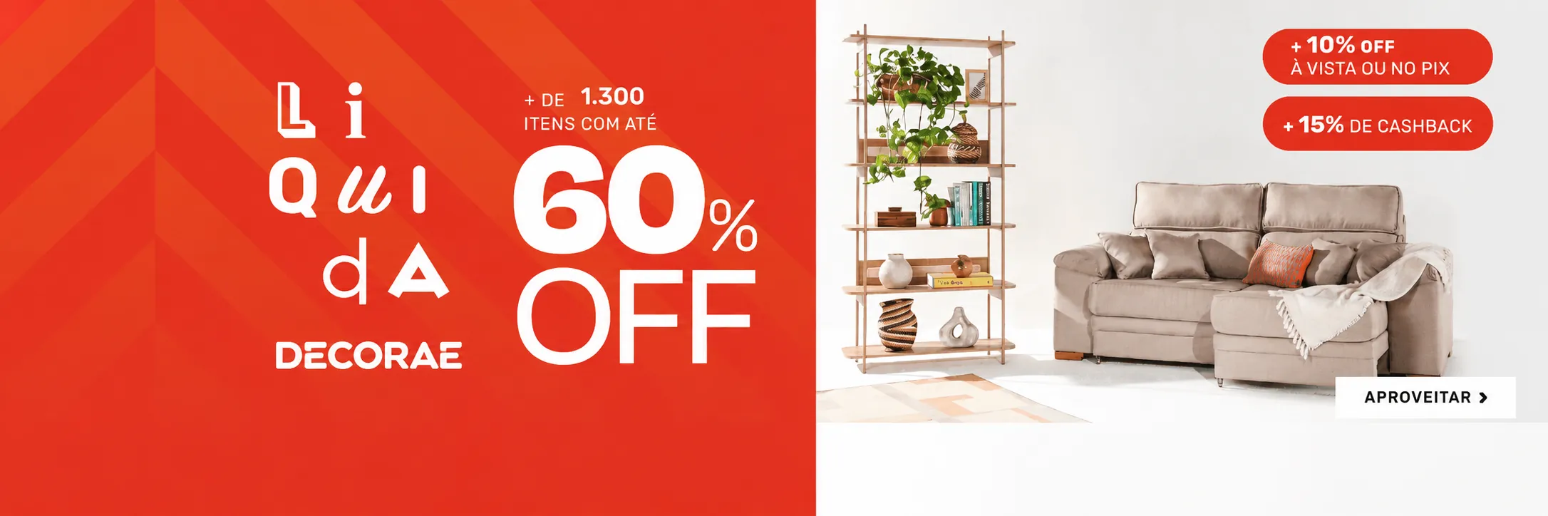 Liquida Decorae — mais de 1.300 itens com até 60% OFF